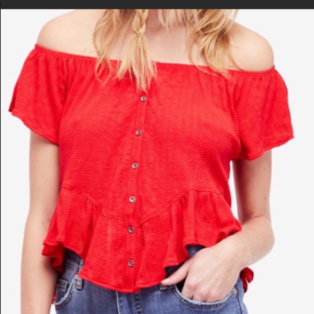 Free People Off Shoulder Top